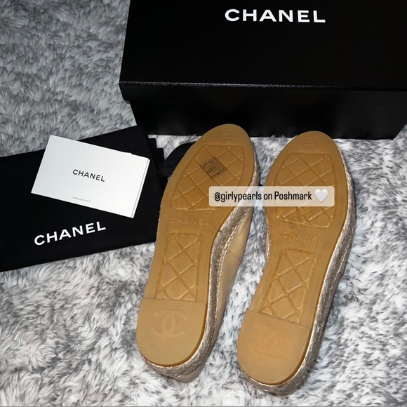 Chanel Espadrilles Women’s 37 NEW - Picture 15 of 17